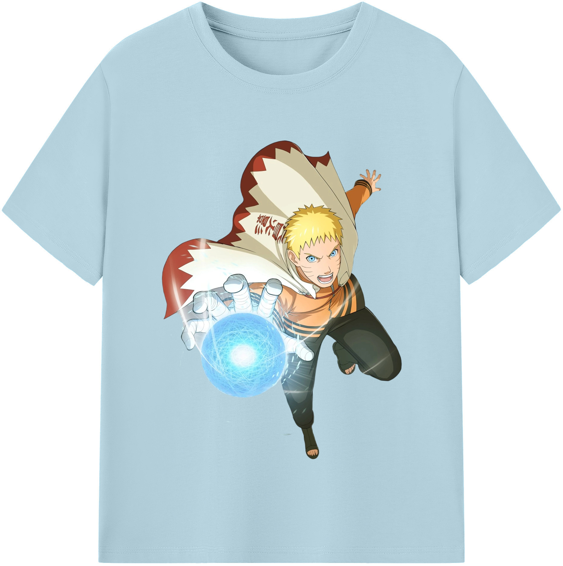 （画像用） NARUTO -ナルト- うずまき ナルト Uzumaki Naruto 綿100％半袖Tシャツ（フロントプリント）